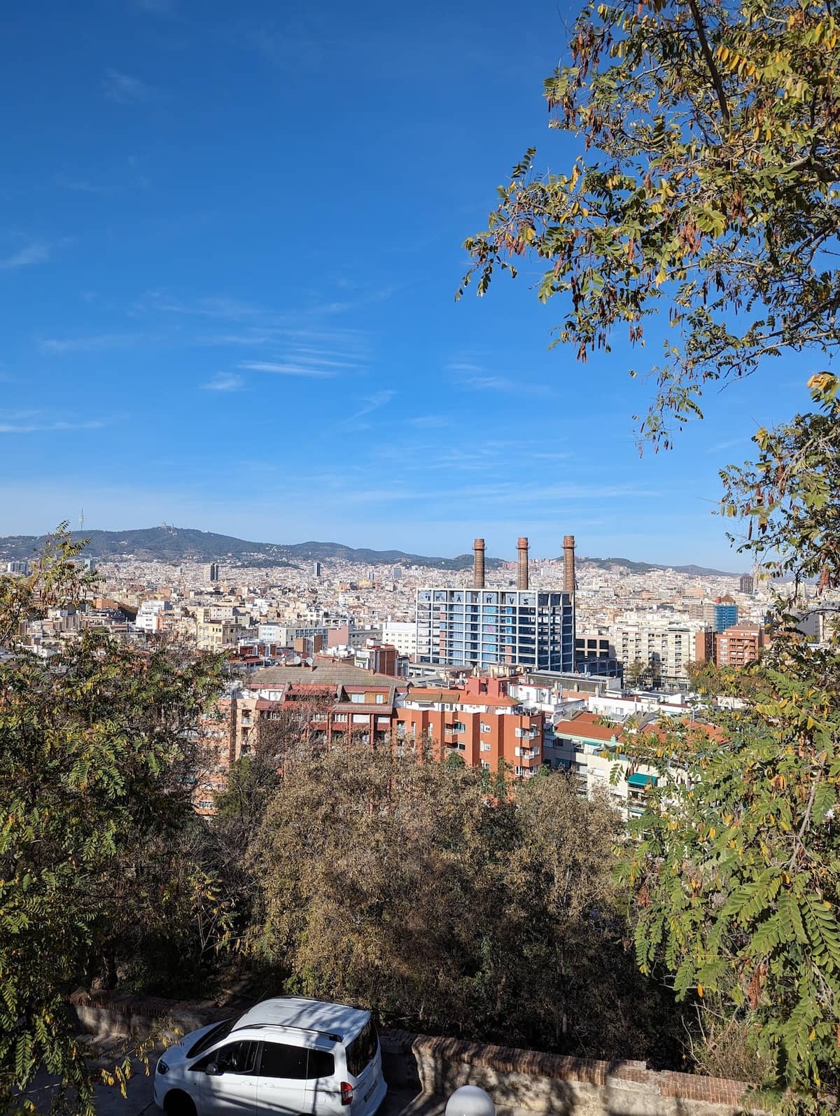 Barcelona city view
