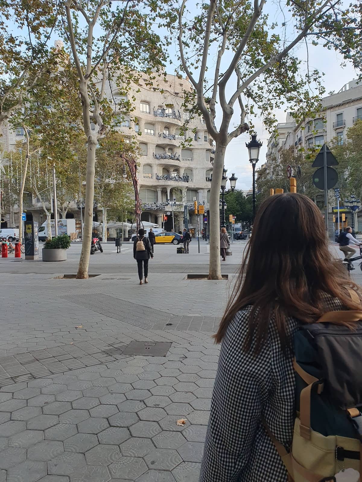 Walking around in Barcelona