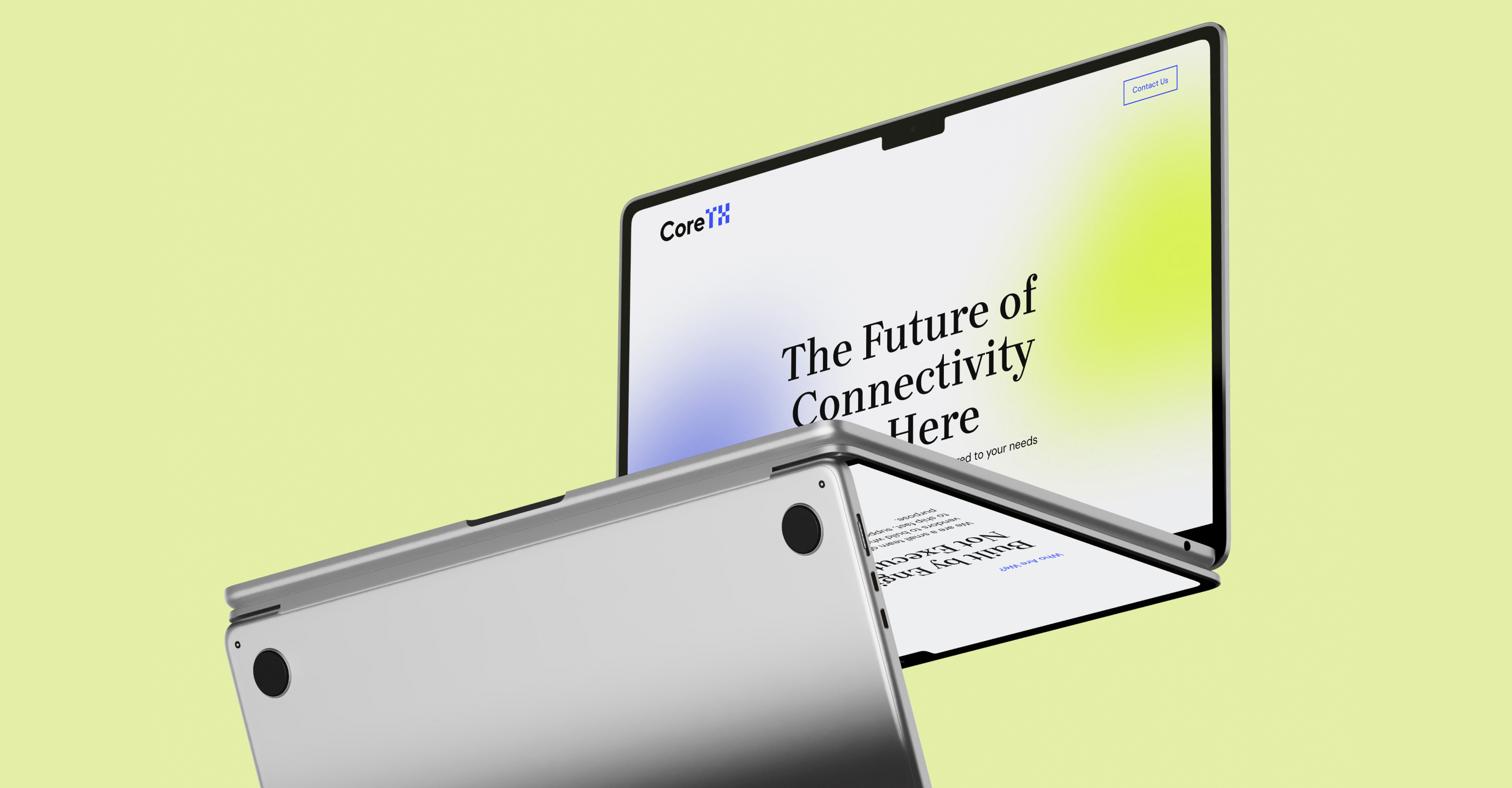 CoreTX Website Mockup